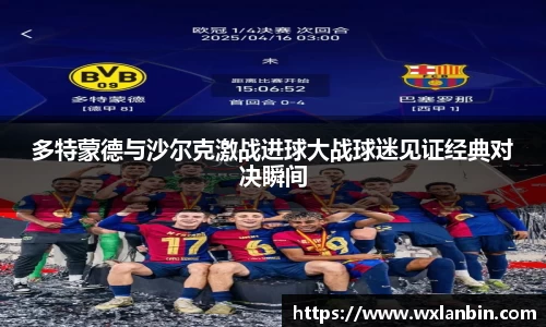多特蒙德与沙尔克激战进球大战球迷见证经典对决瞬间